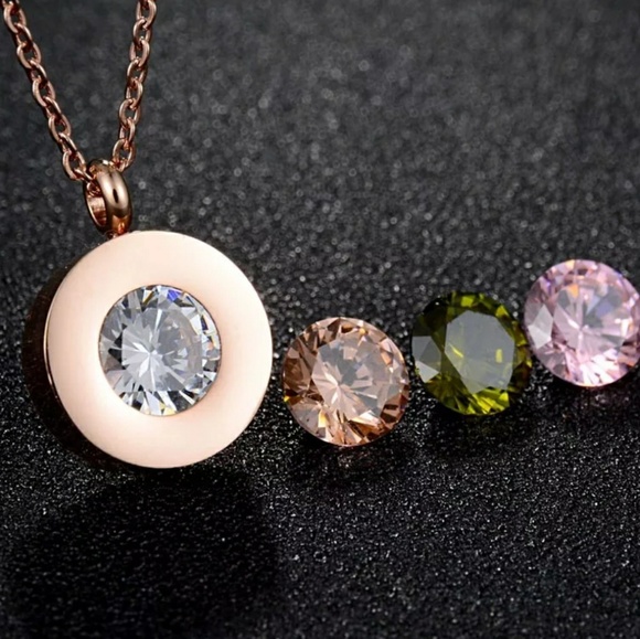 Jewelry - Rose gold interchangeable necklace.